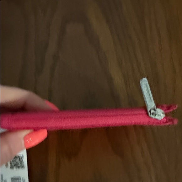 lululemon athletica Hot Pink Card Zip Wallet - Picture 3 of 4